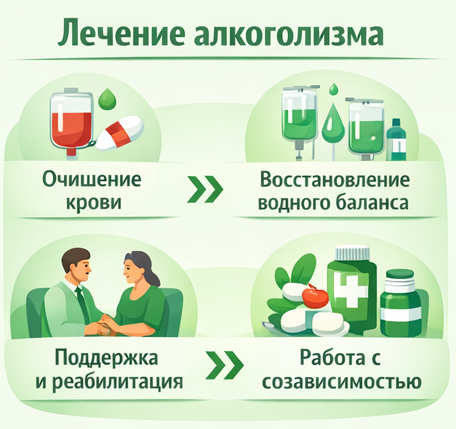 лечение алкоголизма во Владивостоке этапы